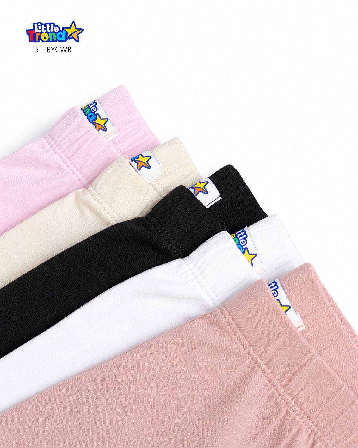 5'Pcs Solid Trouser 5T-BYCWB