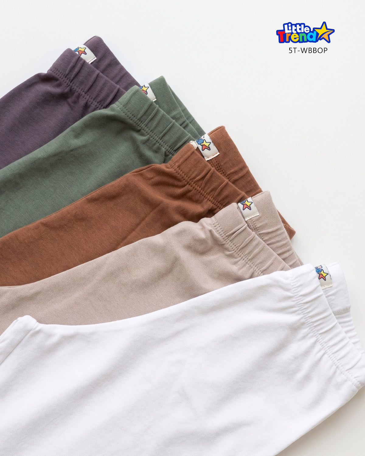 5'Pcs Solid Trouser 5T-WBBOP
