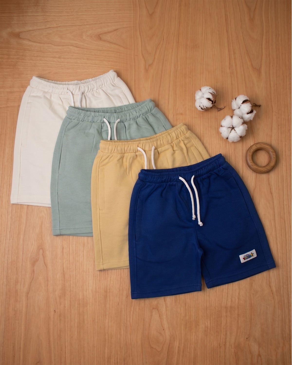 4Pcs Terry Cotton Summer Shorts Combo 4PT-5