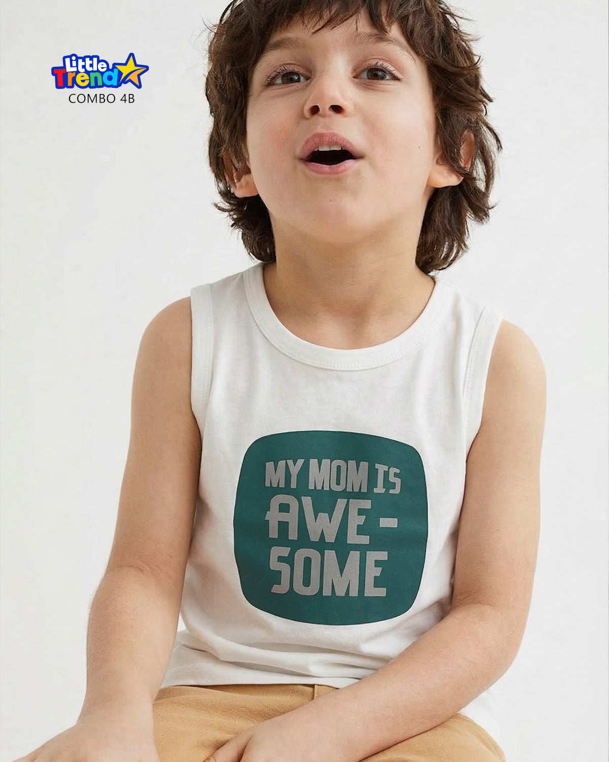 4Pcs Sleveless T-shirt Combo 4B