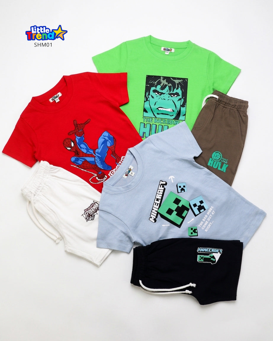 3Pcs T-shirt & Pant Set Combo SHM01