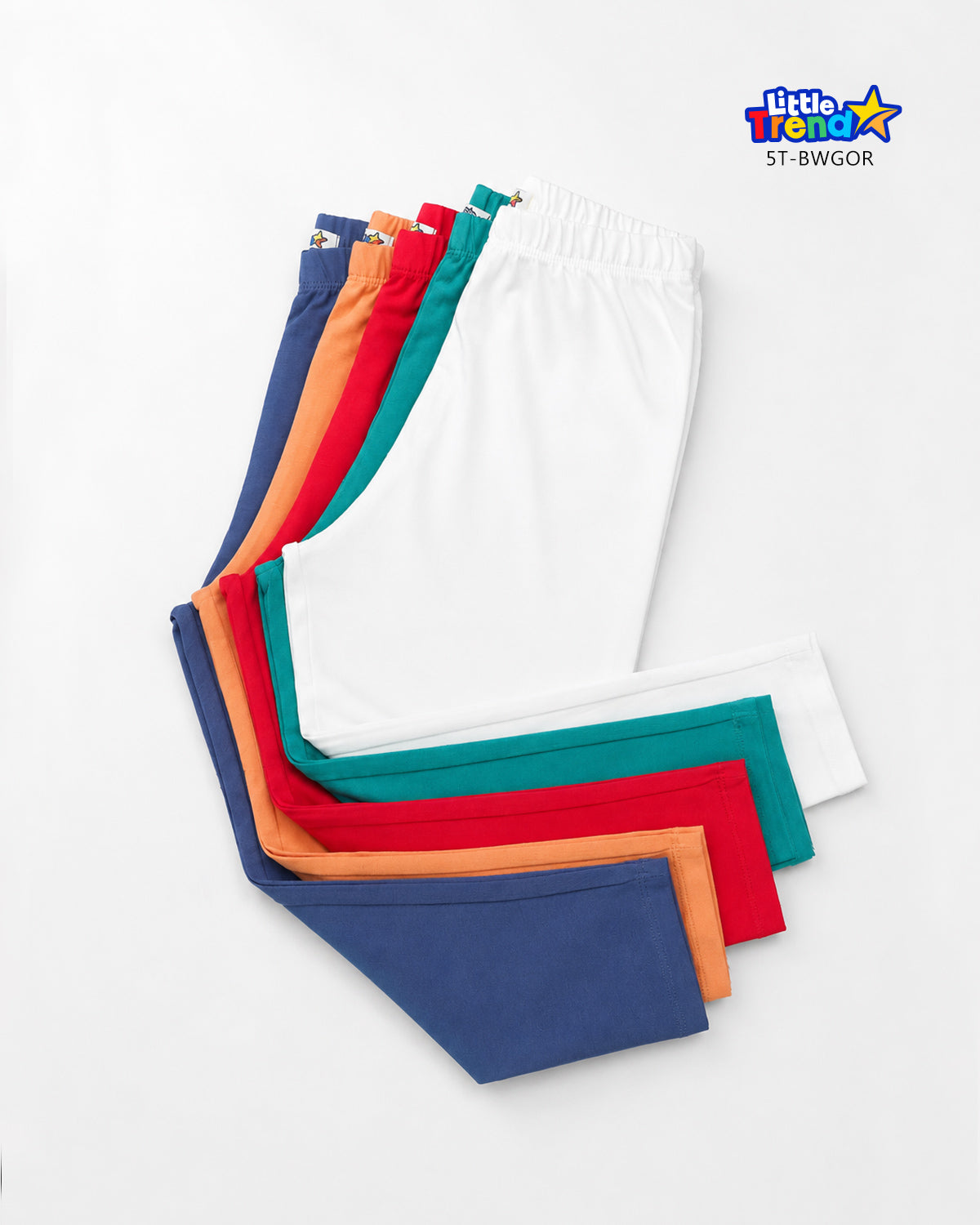 5'Pcs Solid Trouser 5T-BWGOR