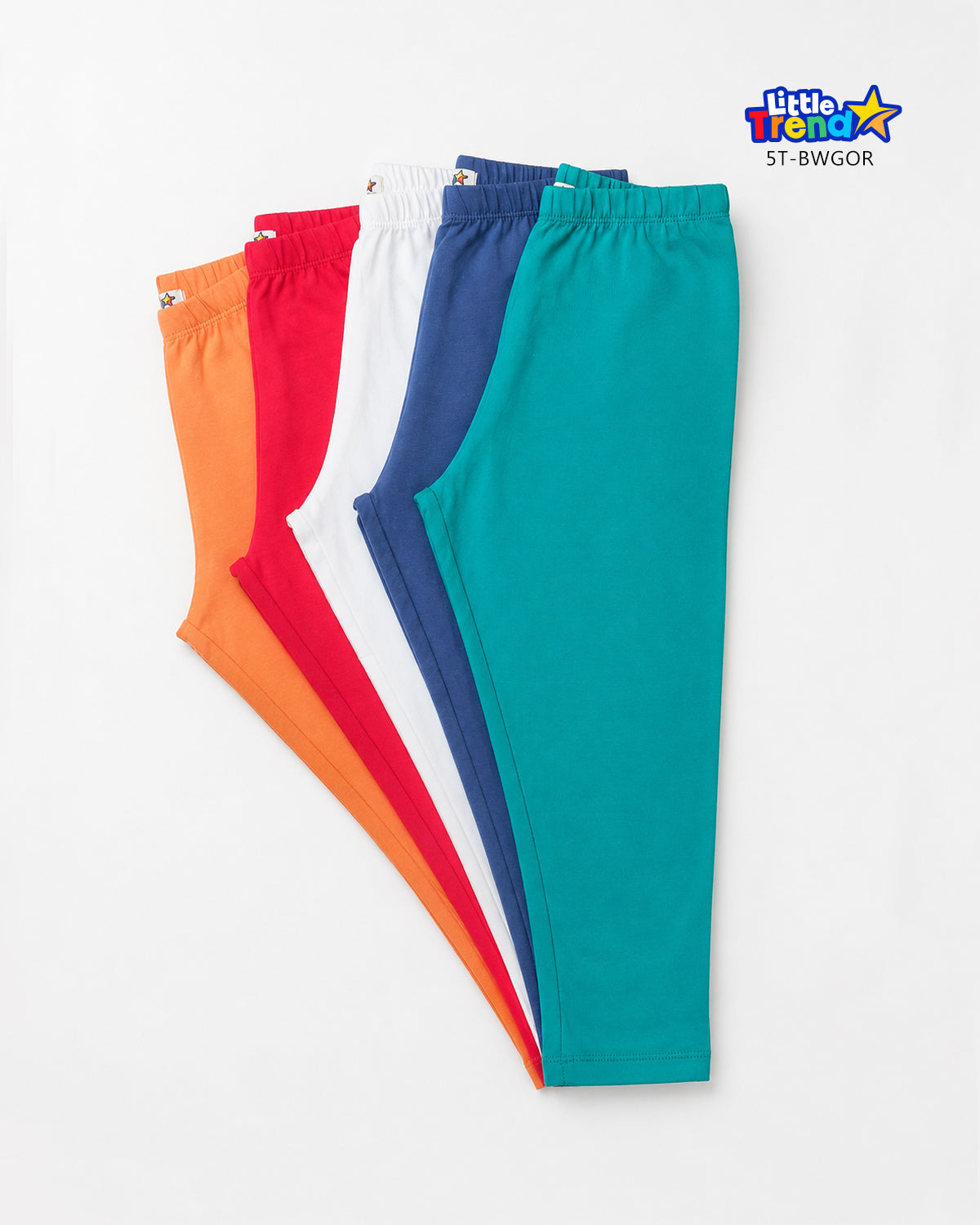 5'Pcs Solid Trouser 5T-BWGOR
