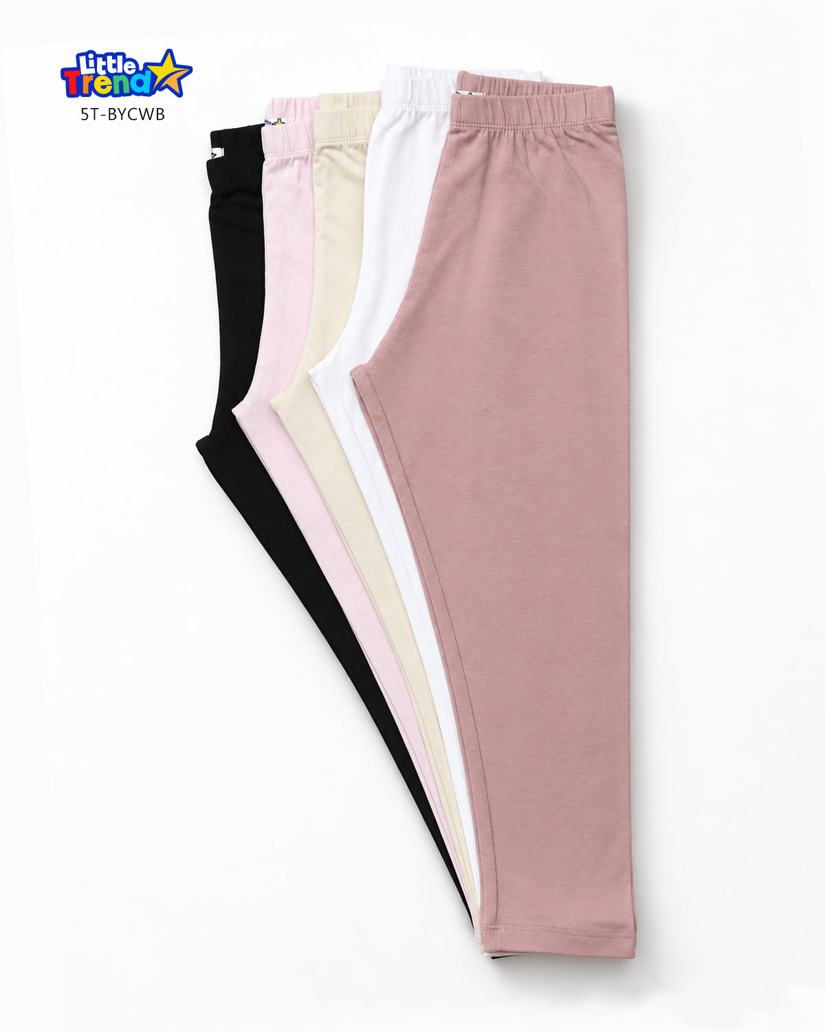 5'Pcs Solid Trouser 5T-BYCWB