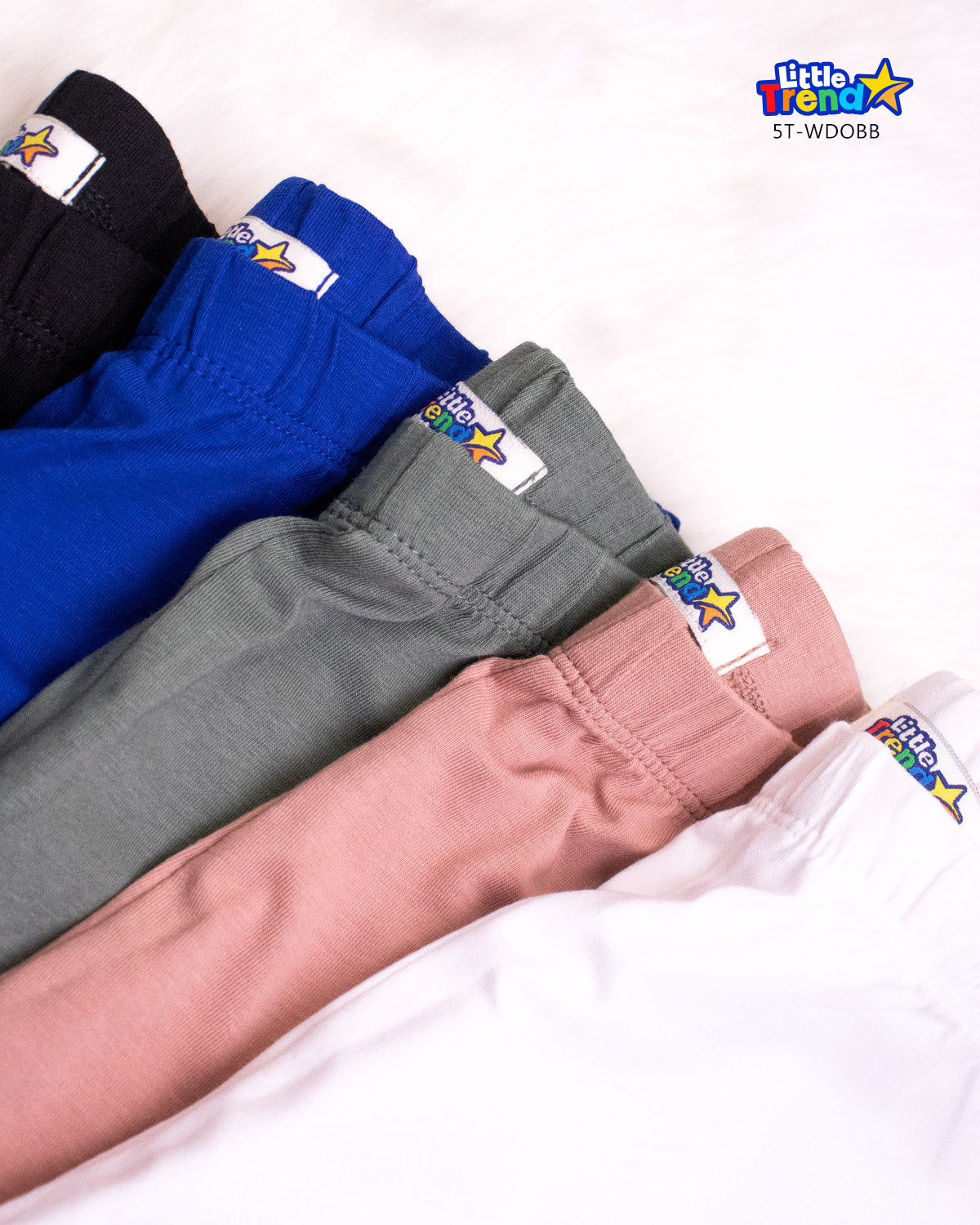 5'Pcs Solid Trouser 5T-WDOBB