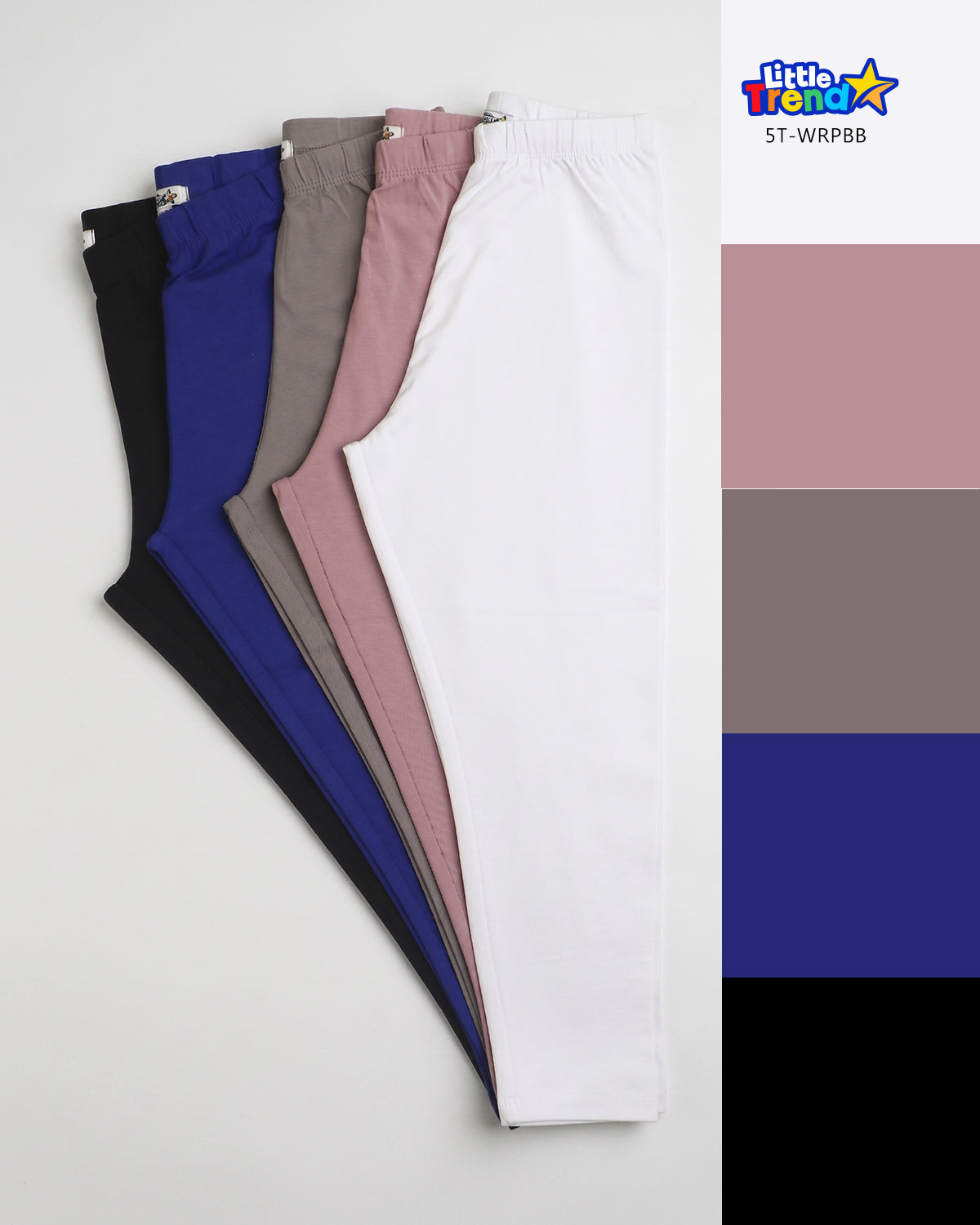 5'Pcs Solid Trouser 5T-WRPBB