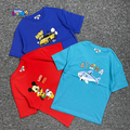 3'pcs Boys Drop Shoulder Printed T-Shirt BDT02