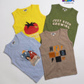 4Pcs Sleeveless T-shirt Combo 4G