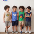4Pcs Sleeveless T-shirt Combo 4F