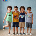 4Pcs Sleeveless T-shirt Combo 4H