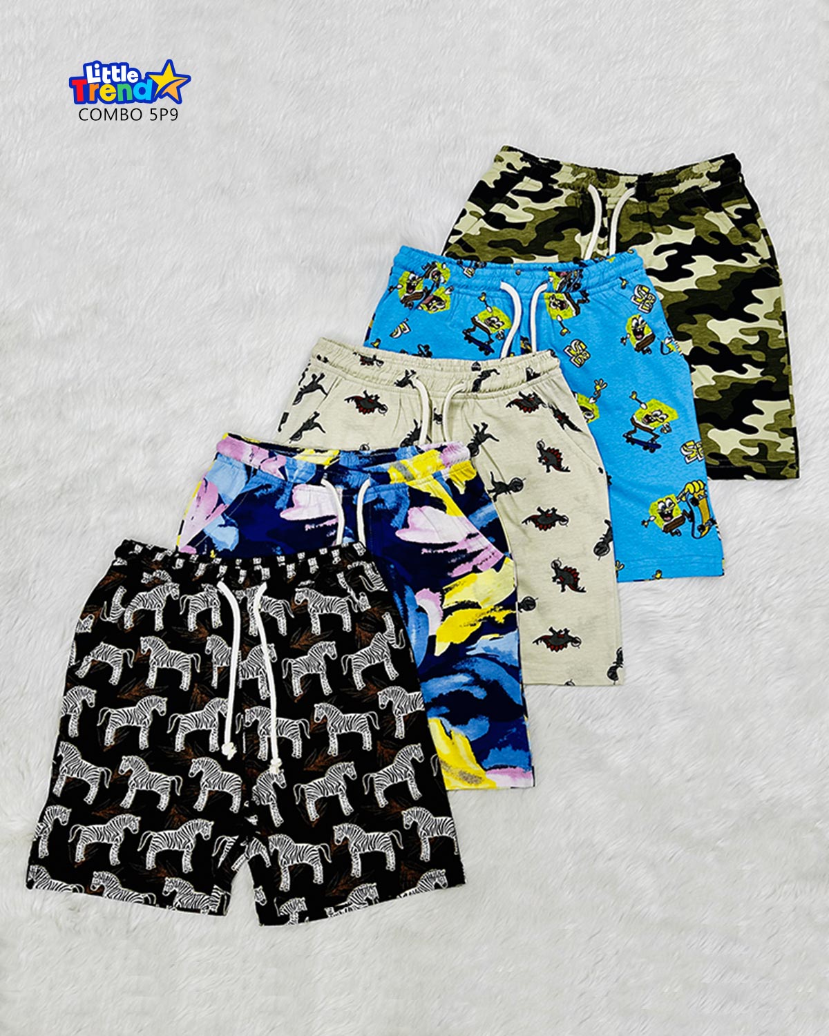 5pcs Summer Shorts Combo 5P9