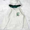 White crocodile print hoodie for kids mid winter collection.