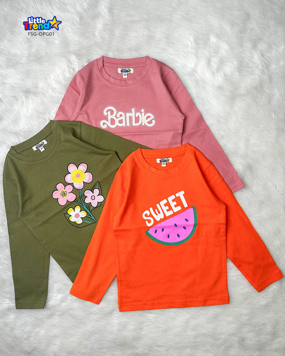 3pcs Full Sleeve T-Shirt Combo FSG-OPG01