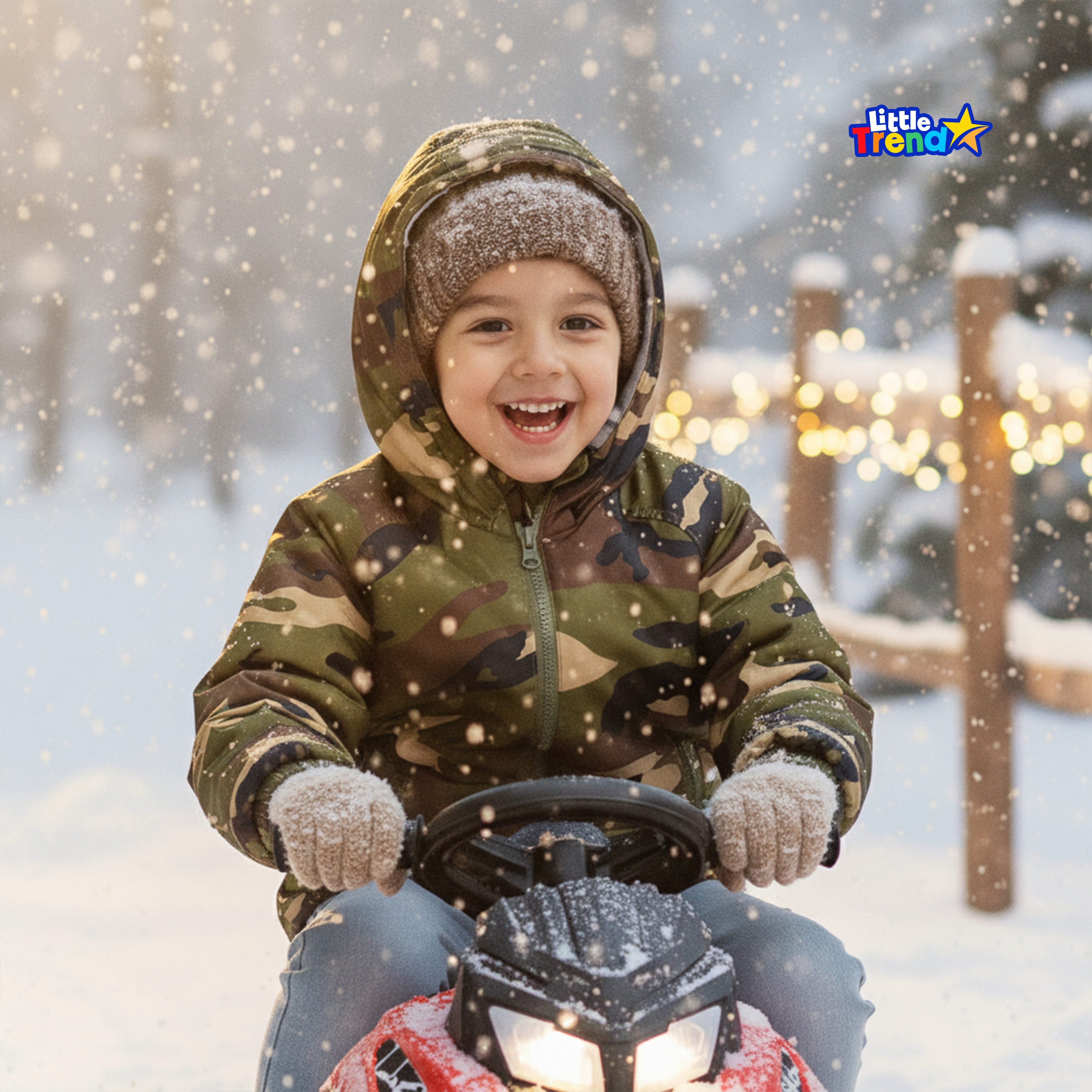 Kids Windbreaker Winter Hoodie Jacket GCM02