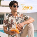 Men's Short Sleeve Cuban Collar Shirt MS03