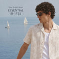 Men's Short Sleeve Cuban Collar Shirt MS05