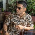 Men's Short Sleeve Cuban Collar Shirt MS06