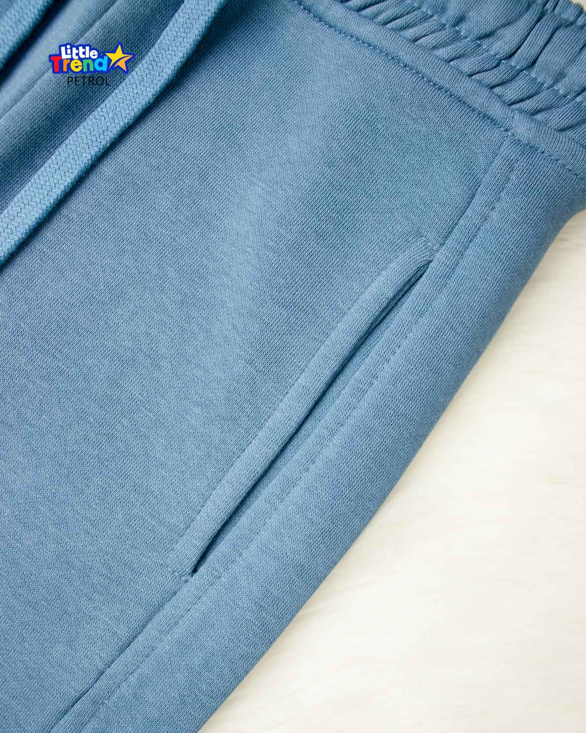Kids Brushed Inside Joggers Petrol