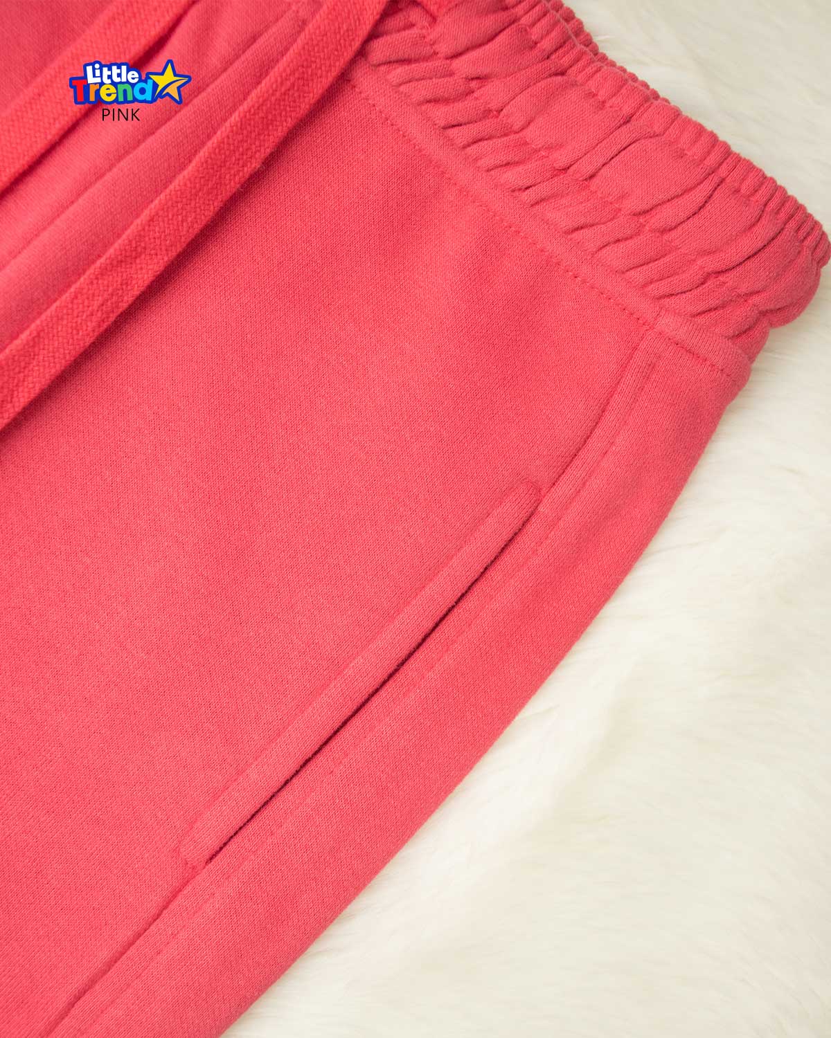 Kids Brushed Inside Joggers Pink