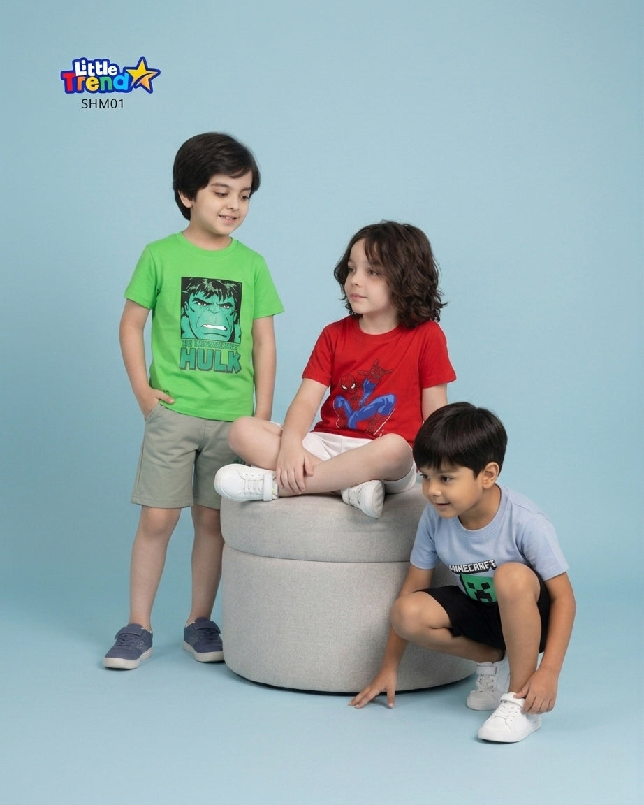 3Pcs T-shirt & Pant Set Combo SHM01