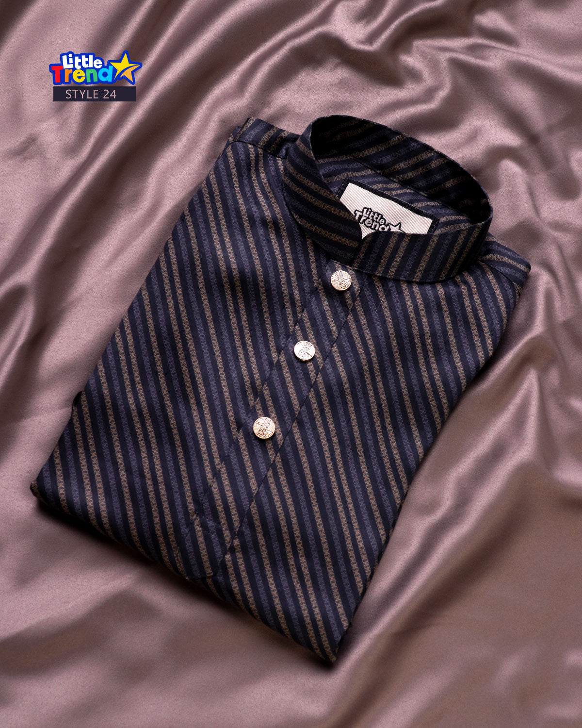 Premium Kids Printed Panjabi Style 24