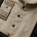 Mens Premium Olive Gold Embroidered Panjabi - Style M-12