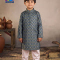 Premium Kids Printed Panjabi Style 20